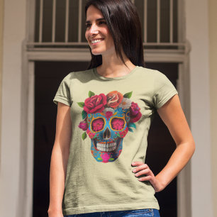 T-shirt crâne mexicain