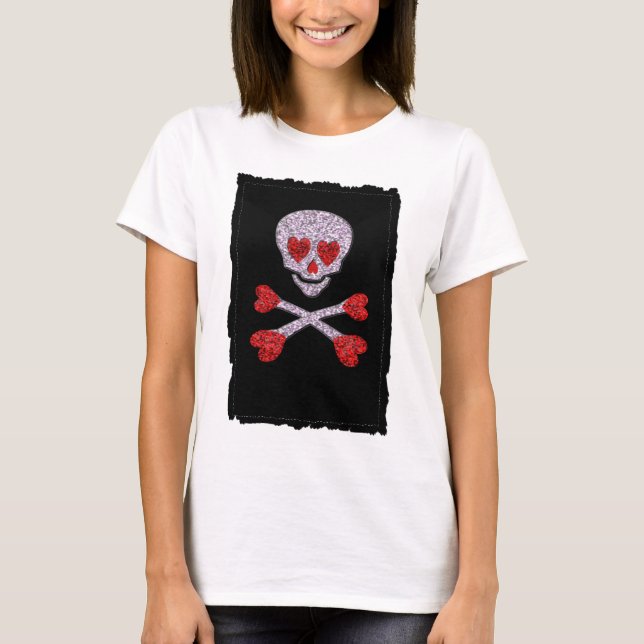 T-shirt Crâne mignon (Devant)