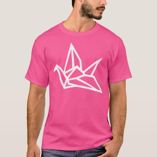 T-shirt Crane Origami (Devant)