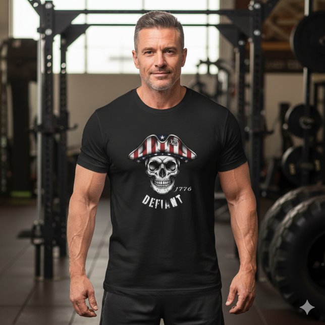 T-Shirt Crâne Patriote Rebelle 1776 (Créateur téléchargé)