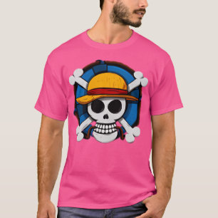 T-shirt Crâne Pirate Crane Chapeau Respirant