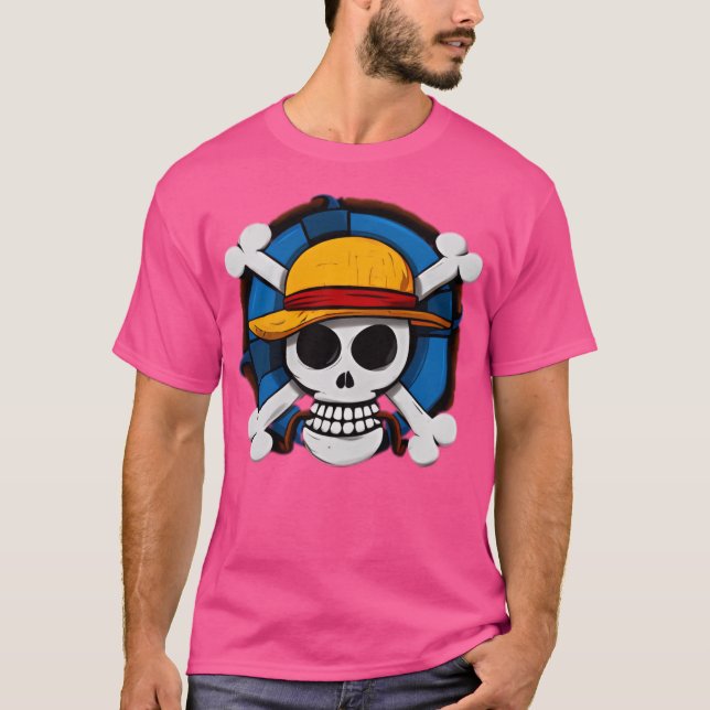 T-shirt Crâne Pirate Crane Chapeau Respirant (Devant)