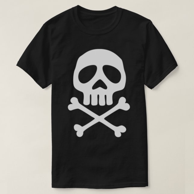 T-shirt Crâne, Pirate de l'espace, Jour d'Halloween du Cap (Design devant)