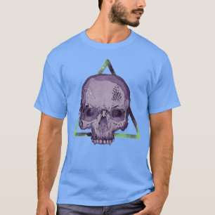 T-shirt Crâne pourpre