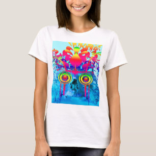 T-shirt Crâne psychédélique
