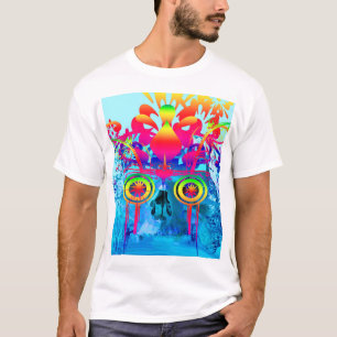 T-shirt Crâne psychédélique