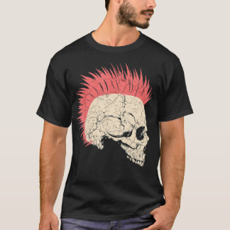 T-shirt Crâne Punk Rock Skeleton Rocker Fans Cadeau (2)
