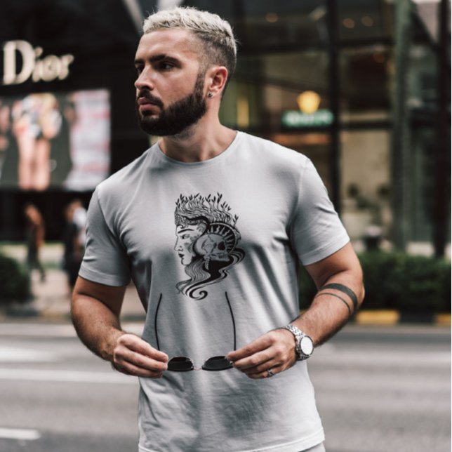 T-shirt Crâne Queen Dark Art Nouveau (Créateur téléchargé)