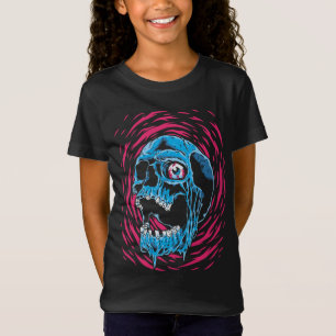 T-Shirt Crâne qui fond : Horreur psychédélique