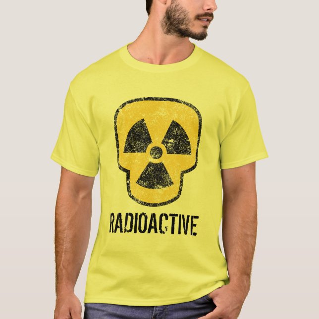 T-shirt Crâne radioactif (Devant)