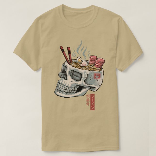 T-shirt Crâne Ramen (Design devant)