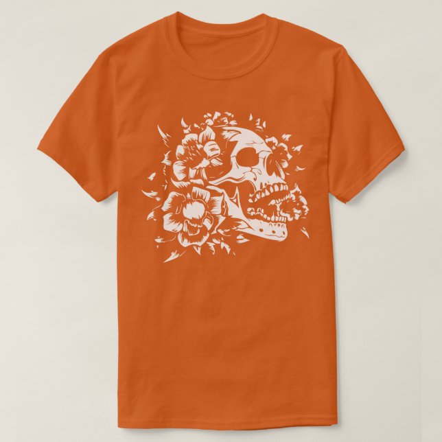 T-shirt crâne rocheux (Design devant)