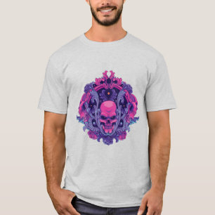 T-shirt Crâne rose