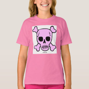 T-shirt crâne rose