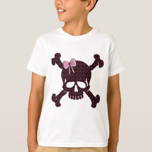 T-shirt Crâne rose étoile