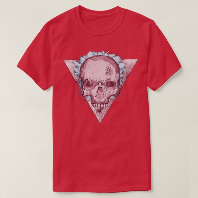 T-shirt Crâne rouge (Design devant)
