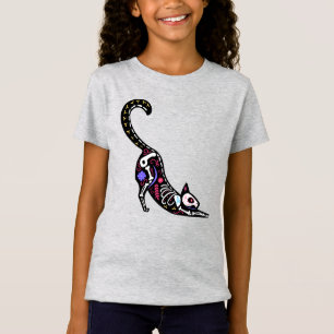 T-Shirt Crâne sucre Calavera Cat I
