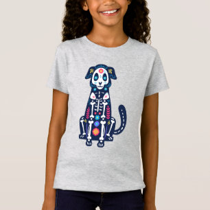T-Shirt Crâne sucre Calavera Chien IV