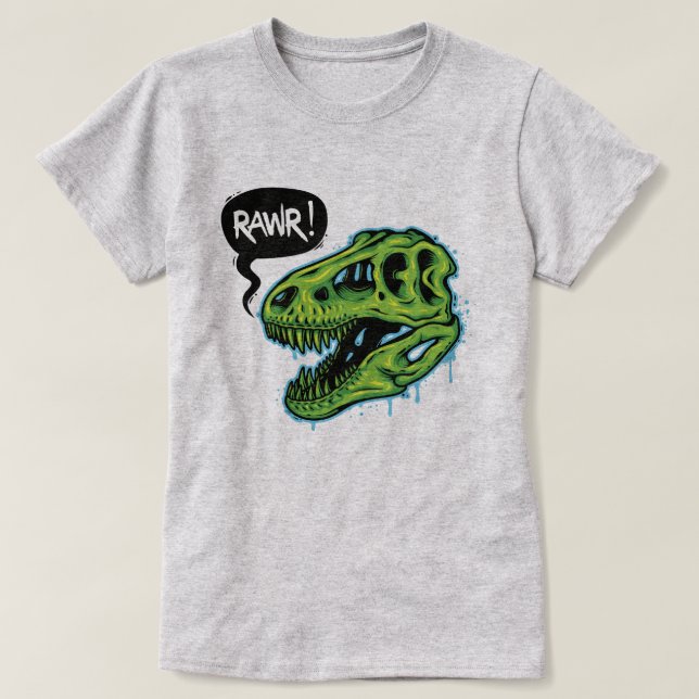 T-shirt Crâne T-Rex (Design devant)