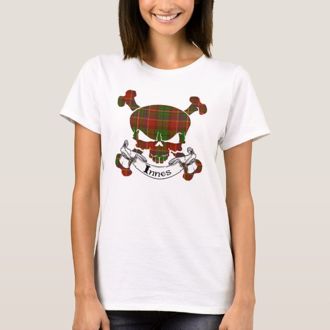 T-shirt Crâne Tartan Innes (Devant)