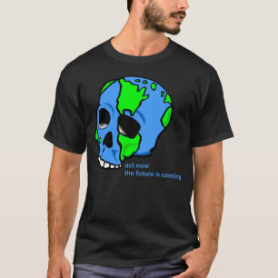 T-shirt Crâne terrestre