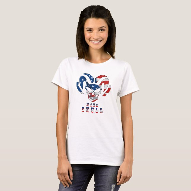 T-shirt Crâne Ultra Maga | Femmes (Devant entier)