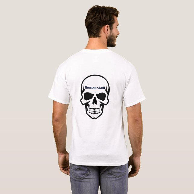 T-shirt Crâne urbain : Silence dans le style (Dos entier)