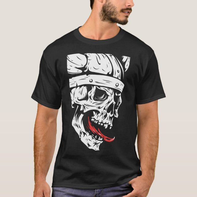 T-shirt Crâne viking (Devant)