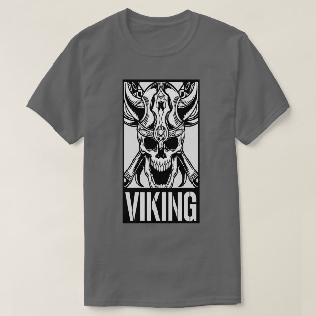 T-shirt Crâne viking 4 (Design devant)