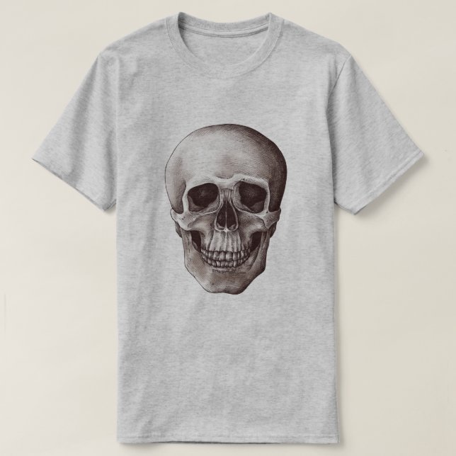 T-shirt Crâne vintage (Design devant)