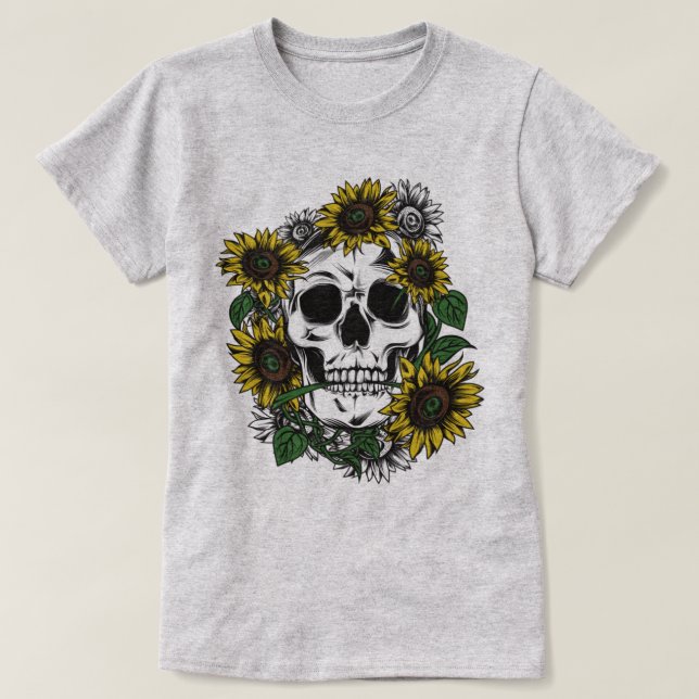 T-shirt crâne vintage (Design devant)
