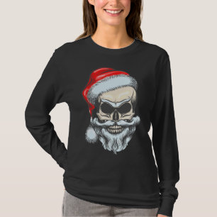 T-shirt Crâne Vintage hérissé Pyjama de Noël du Père Noël