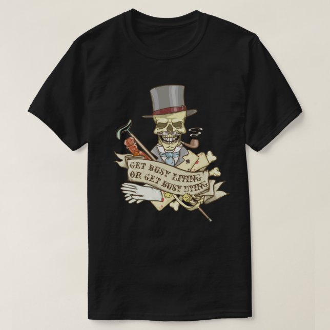 T-shirt Crâne Vintage personnalisable (Design devant)