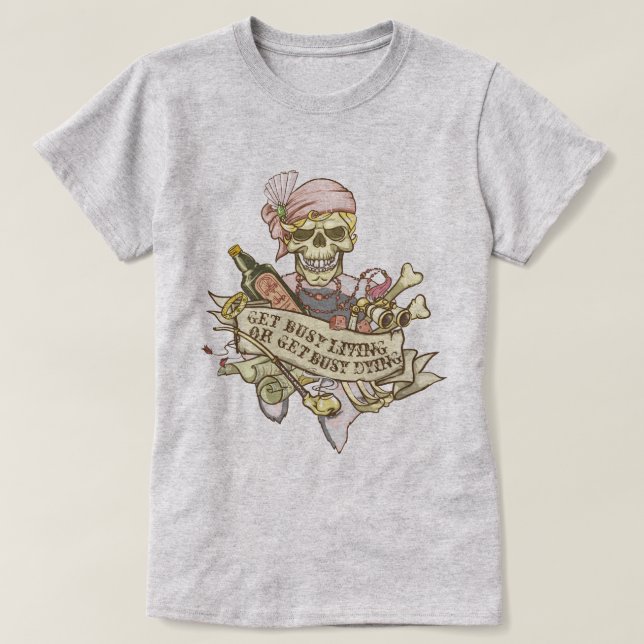 T-shirt Crâne Vintage personnalisable (Design devant)