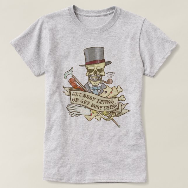T-shirt Crâne Vintage personnalisable (Design devant)