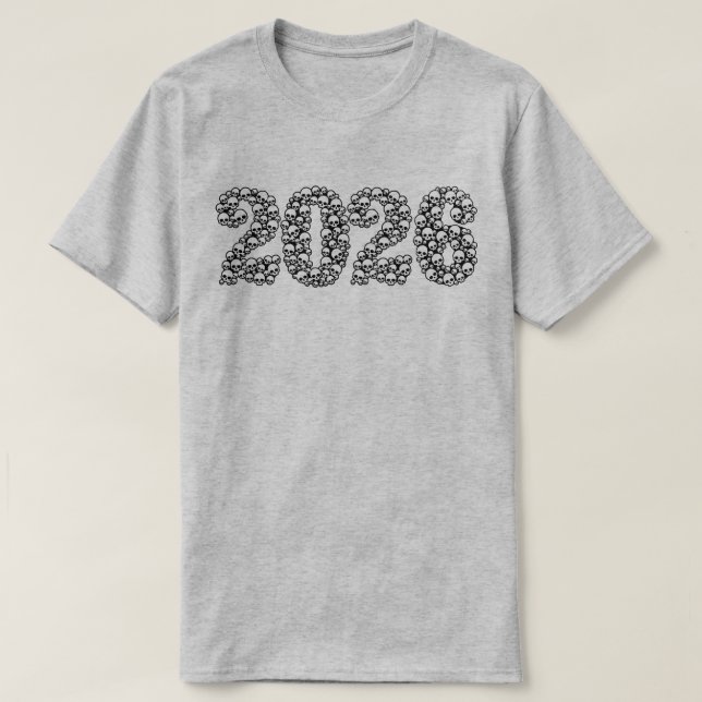 T-Shirt Crânes 2026 (Design devant)