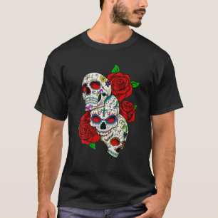 T-shirt Crânes à sucre Jour Rose des Chemises mortes