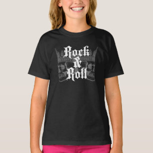 T-shirt Crânes Couronnés Rock and Roll