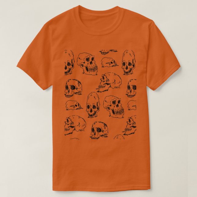 T-shirt Crânes crânes crânes (Design devant)