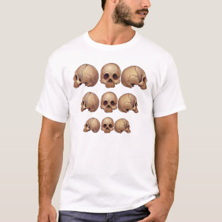 T-shirt Crânes de Mori de souvenir descendant la chemise