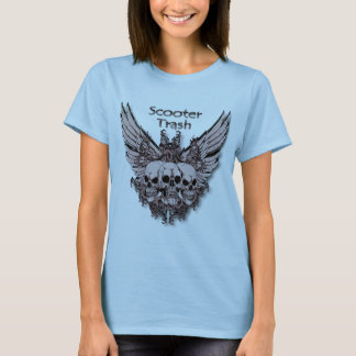 T-shirt Crânes de vol de déchets de scooter