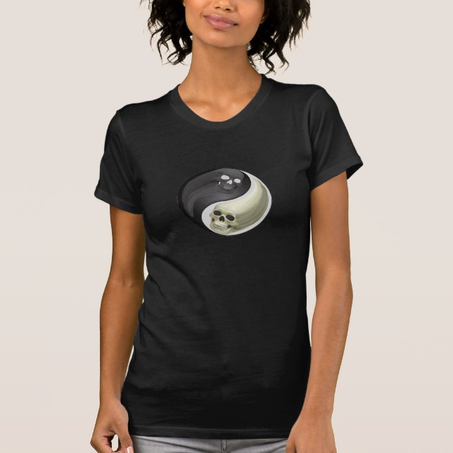 T-shirt Crânes de Yin Yang (Devant)