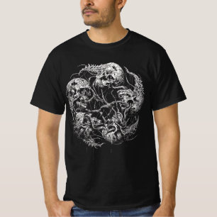 T-shirt Crânes éthérés enlacés dans des vignes
