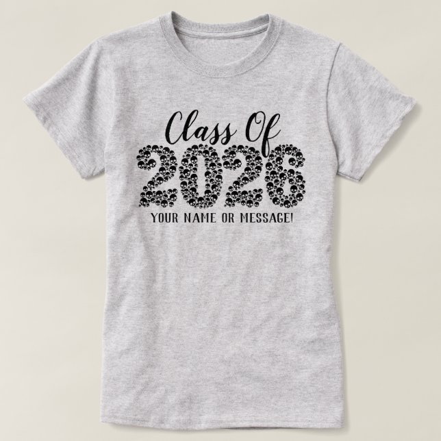 T-shirt Crânes Gothiques Promotion 2026 (Design devant)