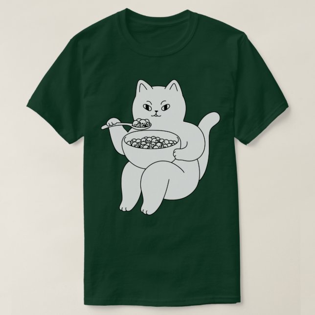 T-shirt Crânes pour le petit-déjeuner (Design devant)