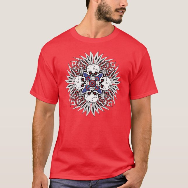 T-shirt Crânes primitifs (Devant)