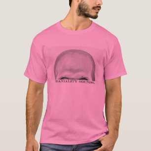 T-shirt Craniality retentit "la pièce en t rose "