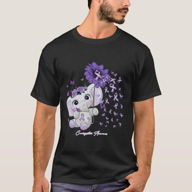 T-shirt Craniosynostose Sensibilisation - fleur de soleil  (Devant)