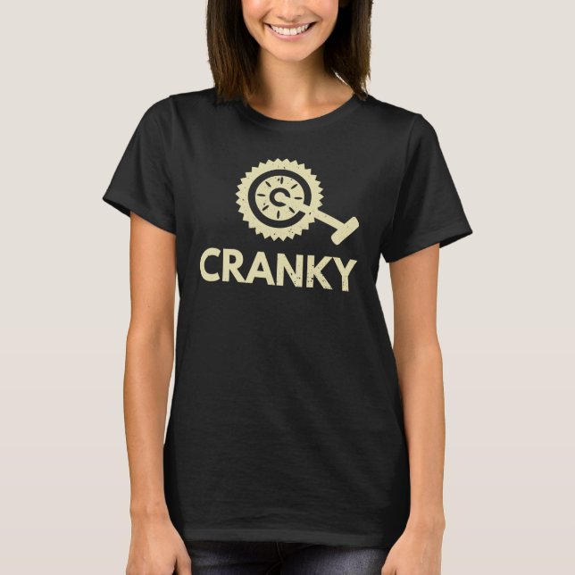 T-shirt Cranky / Vélo / Cycliste (Devant)