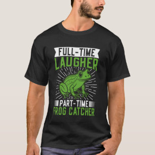 T-shirt Crapaud Catcher Rieur à Plein Temps Grenouille